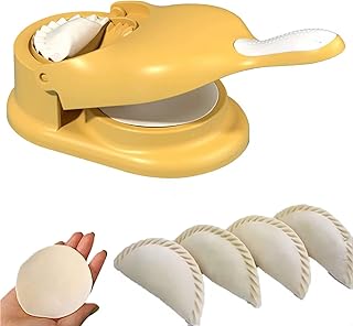 2-in-1 Portable Manual Dumpling Maker - Kitchen Dumpling Making Tool, Pasta Press, and Kitchen Accessory