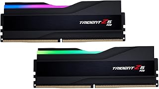 G.سكيل ذاكرة كمبيوتر مكتبي ترايدنت Z5 RGB (انتل XMP 3.0) DDR5 RAM 32GB (2x16GB) 5600MT/s CL28-34-34-89 1.35 فولت UDIMM - اسود غير لامع (F5-5600J2834F16GX2-TZ5RK)، من جي سكيل