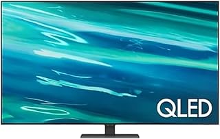 تلفزيون ذكي سلسلة Q80A بشاشة UHD QLED قياس 55 بوصة من سامسونج (QA55Q80A)، أسود