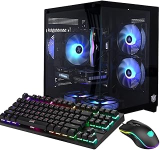 تجميعة ASA PC للألعاب | انتل كورi5 12400F|كرت شاشة RTX 4060|مذربورد DDR5 H610|ذاكرة 16GB|تخزين 1000GB SSD M.2|طاقة 600w, واي فاي وبلوتوث هدية مجاني ويندوز 10 برو , كمبيوتر العاب H610M اسود