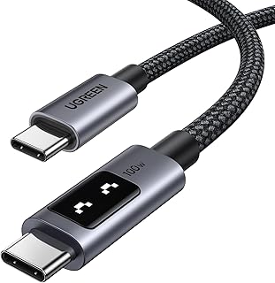 يوجرين روبوت صغير 100 واط USB C إلى PD كابل بيانات شحن سريع 2 متر لحاسوب محمول