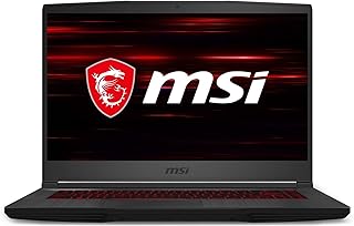 MSI لابتوب GF65 رفيع 9SE-013 15.6 انش 120Hz للالعاب، انتل كور i7-9750H RTX2060 16GB 512GB NVMe SSD ويندوز 10 هوم