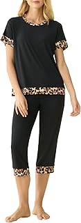 Women's Viscose Capri Lounge Pajama Set