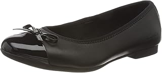 حذاء باليه مسطح للفتيات من Clarks Scala Bloom K