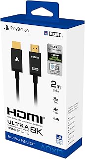 هوري كابل HDMI فائق السرعة لجهاز بلاي ستيشن 5 - مرخص رسميًا من سوني