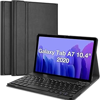 COMP-SA - Suitable for Samsungs Galaxys Tab A7 10.4-inch keyboard case synthetic leather stand function removable wireless keyboard 2021 New (American English)