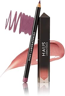 مجموعة ملمع الشفاه وملمع الشفاه المزدوج من HAUS LABORATORIES من ليدي غا: مجموعة ليب سينك سيت