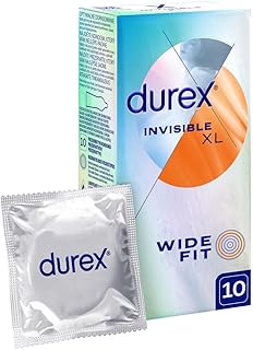 Durex Durex Super Thin Invisible Condoms to Maximize Sensitivity, Thinnest (Extra Large 10)