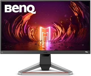 شاشة العاب EX2510S من بينكيو موبيوز 24.5 انش 1080p، IPS 165Hz و1 مللي ثانية مع فري سينك بريميوم وتحسين HDRi ومكبر صوت مزدوج 2.5 واط وعناية بالعين حامل قابل لتعديل الارتفاع والميلان، رمادي داكن، LCD