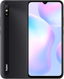 شاومي جوال ريدمي 9AT، 2+32GB، شاشة 6.55 انش دوت دروب مع بطارية 5000mAh، هاتف ذكي بدون شريحة اتصال مع كاميرا 13MP AI ثنائي شرائح الاتصال، قابس بريطاني + ضمان لمدة عامين - رمادي جرانيت