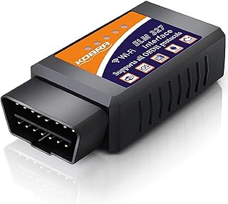 ماسح ضوئي OBD2 وقارئ رمز السيارة WIFI - يزيل أضواء المحرك على الفور - تشخيص 3000 رمز سيارة - ماسح تشخيص السيارة اللاسلكية - الماسح الضوئي التلقائي للمركبات 1996+ (أجهزة iOS و Android فقط)