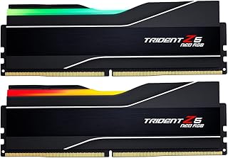 G.سكيل ذاكرة كمبيوتر مكتبي ترايدنت Z5 نيو RGB (AMD اكسبو) DDR5 RAM 64GB (2x32GB) 6000MT &&& s CL30-40-40-96 1.40 فولت UDIMM - اسود غير لامع (F5-6000J3040G32GX2-TZ5NR)، من جي سكيل، سلسلة Z5