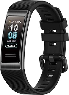 Bracelet Compatible with Huawei Band 4 Pro/3 Pro/3, 19 mm Silicone Replacement Strap for Huawei Band 3