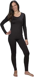 Women's Ultra Soft Thermal Underwear Long Johns Set with Fleece Lined All