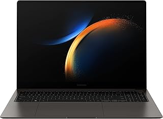 لابتوب سامسونج جالكسي بوك 3 برو 14 انش بمعالج انتل كور i7-1360P الجيل 13 وذاكرة 16GB و512GB وشاشة AMOLED 3K بتردد 120Hz وقارئ بصمات وكاميرا ويب FHD موديل 2023 NP940XFG-KC2US، رمادي غامق