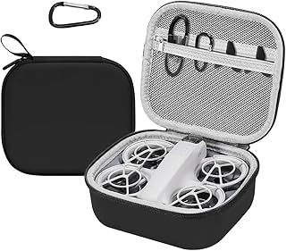 TUCANA Carrying Case for DJI Neo Storage Bag Kit, Hard Carry Case Compatible with DJI Neo, Protective Waterproof Portable Hard Case for DJI Neo Fly More Combo (Black)