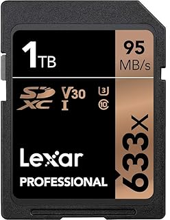 بطاقة ليكسار بروفيشنال 633x 1TB SDXC UHS-I/U3 - LSD1TCBNA633