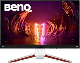 شاشة العاب موبيزو البيضاء بتقنية IPS 4K مقاس 32 بوصة من بينكوEX3210U| 144Hz 1ms| HDMI 2.1 HDR600 (سرعة نقل البيانات 48 جيجا/ثانية)| فري سينك بريميم برو| ميكروفون بحجب الضوضاء| مكبر صوت | تحكم عن بعد