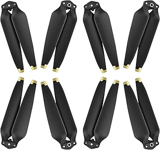 Bocguy Mavic 3 Propeller, 8 Pieces Drone Mavic 3 Pro Propeller with Push Type Quick Release Design, 9453F Propeller for Mavic 3/3 Pro/Mavic 3 Classic/Mavic 3 Cine Drone Replacement (Gold)