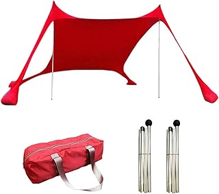 Family Beach Tent Sunshade - Portable Outdoor Family Sunshade for Beach Camping, Giant Beach Tent - Pop Up Outdoor Shelter for Beach, Camping, Fishing, Backyard, Picnics