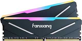 فانكسيانغ ذاكرة RAM DDR4 RGB 32GB (2×16GB) 3600MHz CL18، متوافقة مع انتل XMP 2.0 وAMD، ذاكرة ذاكرة RAM وذاكرة كمبيوتر، مثالية لمحرري الفيديو والمصممين ثلاثي الابعاد وعشاق الالعاب