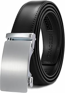 CHAOREN Leather Ratchet Belt Men - Customizable Fit, Effortless Style (35mm)