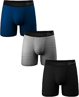 Shinesty Hammock Support Mens Boxer Briefs | Underwear Flyless | 3 Pack