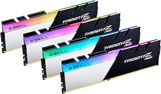 G.سكيل ذاكرة كمبيوتر مكتبي ترايدنت زد نيو سيريز (انتل XMP) DDR4 RAM 32GB (4x8GB) 3600MT/s CL18-22-22-42 1.35 فولت UDIMM (F4-3600C18Q-32GTZN)، من جي سكيل