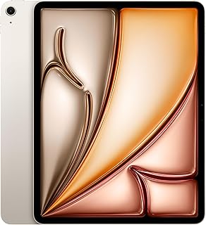 iPad Air مقاس 13 إنش (Wi-Fi،‏ 128GB) من Apple، موديل 2024 - ضوء النجوم (بشريحة M2)