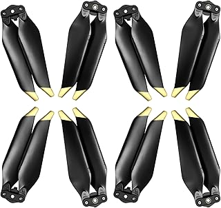 Bocguy Mavic Pro Propeller, 8 Pieces Drone Mavic Pro Propeller with Push Type Quick Release Design, Mavic Pro Accessories for Drone Replacement, 8331F Propeller for Mavic Pro (Gold)