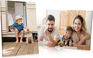 Panther Print Personalised Canvas Prints | Beautiful Photos on Canvas of Family and Pets | Framed Custom Photo Canvas, Print Gifts for Special Occasions 91x61cm (36x24in)