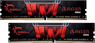 جي سكيل 16 جيجابايت (2 × 8 جيجابايت) ايجيس DDR4 PC4-24000 3000 ميجاهرتز لمنصة إنتل Z170 نموذج ذاكرة سطح المكتب F4-3000C16D-16GISB، سعة 16.0 GB