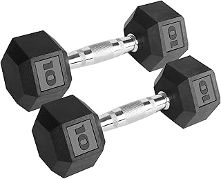 LIONSCOOL Odorless PVC Encased Hex Dumbbells