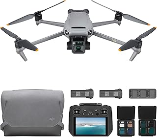 DJI طائرة بدون طيار فاخرة من مافيك 3 سينمائية مع كاميرا سيموس هاسيلبلاد 4/3، فيديو 5.1K، استشعار العوائق متعدد الاتجاهات، طيران 46 دقيقة، ابل بروريس 422 HQ، نقل فيديو بحد اقصى 15 كم