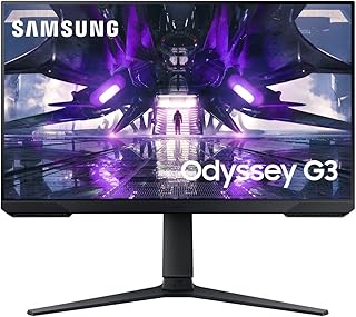 شاشة سامسونج AG320 مقاس 27 انش بشاشة للالعاب بدقة FullHD 165 Hz و1 مللي في الثانية وتدعم HDMI ومنفذ عرض من اوديس، بلون اسود، موديل LS27AG320NUXXU، LED , 1080p Full HD