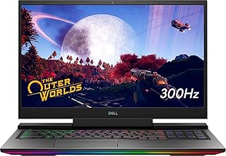 لابتوب ديل G7 ‏17.3 انش FHD 300Hz ، شاشة عريضة LED كور i7 , 10750H ‎ 32 وSSD 1TBمرئي جيفورس RTX 2070 R ويندوز 10 هوم اسود انتل