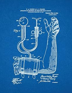 مقياس ضغط الدم مطبوع عليه براءة اختراع من دكتور (8.5 انش × 11 انش) M10320