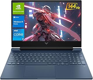 HP لابتوب العاب فيكتوس 15.6 i5 بشاشة FHD انش 1920x1080 144Hz ومعالج انتل كور i5-12450H وبطاقة انفيديا جيفورس RTX 3050 - RAM 32GB وSSD 1TB وكيبورد باضاءة خلفية ولوحة لمس وقارئ بطاقات SD