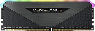 كورسير ذاكرة كمبيوتر مكتبي فينجانس RGB RT 32GB (2x16GB) DDR4 3600 (PC4-28800) C16 1.35 فولت، اسود