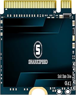 M.2 2230 SSD 1TB SSHARKSPEED NVMe PCIe الجيل 3.0X4، وسيط تخزين داخلي ذو حالة ثابتة، متوافق مع ستيم ديك، مايكروسوفت سيرفس برو 7/برو8+/بروكس/لاب توب 3/لاب توب 4/لابتوب جو/بوك 3، الترا بوك (1 تيرابايت،