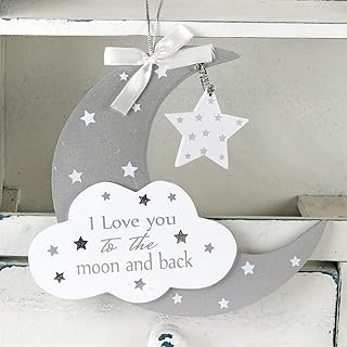 لوحة معلقة بعبارة «Love You To The Moon and Back» من بيبي بامبينو