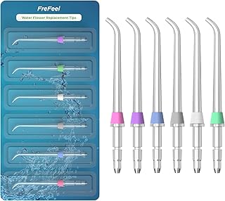 فريفيل رؤوس بديلة لجهاز تنظيف الأسنان بالماء من واتربيك (6 رؤوس نفاثة كلاسيكية)