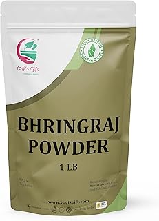 100% Pure Bhringraj Powder | 1 Pound (454 grams) | Eclipta Alba | Karisalankanni Powder | False Daisy Powder | By Yogi's gift®