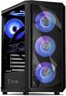 ييان كمبيوتر العاب تانتو • انتل كور i5-14400F • 16GB DDR5 RAM 5600 • 1TB SSD • انفيديا جيفورس RTX 4070 12GB GDDR6X • مبرد AIO 120 ملم • لوحة ام انتل B760 • ويندوز 11 هوم