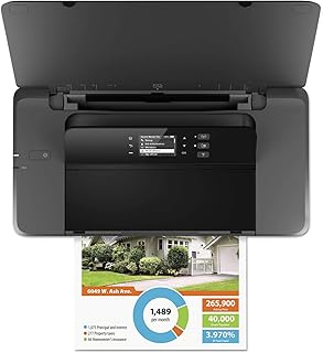 HP Officejet 200 Mobile طابعة النفث الحبري اللون 4800 x 1200 نقطة لكل انش A4 الشبكات المحلية اللاسلكية Wi-Fi