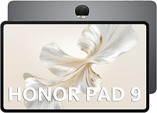 HONOR Pad 9 Touch Tablet 12.1 Inch Android 13+Bluetooth, WiFi, 8GB/256GB Tablet with 8 Speakers, Octa-Core, 120Hz 2.5K Screen, 8300mAh, Snapdragon 6 Gen 1 Engraved in 4nm, Space Gray