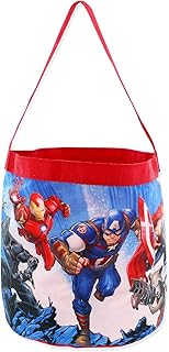 Marvel Super Hero Adventures Boys Collapsible Nylon Gift Basket Bucket Tote Bag