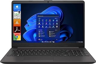 HP نوت بوك 250 G9 بشاشة HD 15.6 انش ومعالج انتل سيليرون N4500 وذاكرة RAM 16GB DDR4 وذاكرة مستديمة SSD 512GB وويندوز 11 برو جاهز للاستخدام ويندوز 11 برو