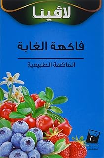 اكياس شاي اعشاب طبيعية من لافينا بنكهة فاكهة الغابة، 20 كيس × 1.6 غم - عبوة مكونة من قطعة 1