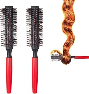 POHOVE 2 PCS Round Hair Brush,Curling Brush,Styling Hair Brush,Professional Round Styling Brush,Medium Round Brush for Blow Drying, Styling, Curling and Straightening